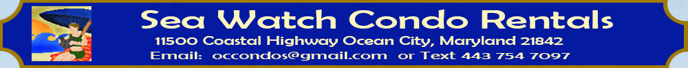 The Sea Watch is located on the beach at 115th Street across from the Gold
 Coast Mall